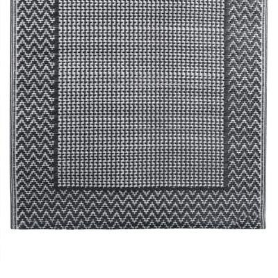 vidaXL szürke PP kültéri szőnyeg 80 x 150 cm