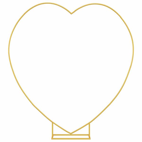 vidaXL Esk&uuml;vői &Iacute;v Arany 195 x 35 x 211 cm Ac&eacute;l