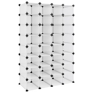 vidaXL &aacute;tl&aacute;tsz&oacute; polipropil&eacute;n cipőtart&oacute; 93 x 36,5 x 140 cm
