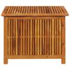 vidaXL tömör akácfa kerti tárolóláda 75 x 75 x 58 cm