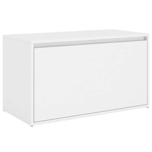 vidaXL feh&eacute;r szerelt fa előszoba pad 80 x 40 x 45 cm