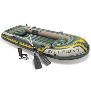 Intex Seahawk 68351NP 4 szem&eacute;lyes cs&oacute;nakszett evezőkkel/pump&aacute;val