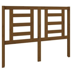 vidaXL m&eacute;zbarna t&ouml;m&ouml;r fenyőfa &aacute;gyfejt&aacute;mla 126 x 4 x 100 cm