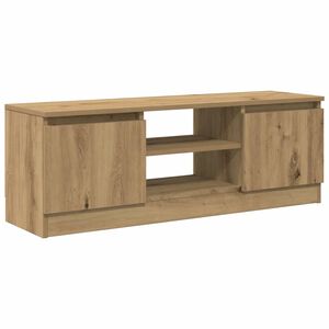 vidaXL k&eacute;zműves t&ouml;lgy sz&iacute;nű szerelt fa TV-szekr&eacute;ny 102x30x36 cm