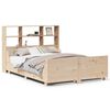 vidaXL t&ouml;m&ouml;r fa k&ouml;nyvespolcos &aacute;gy matrac n&eacute;lk&uuml;l 150 x 200 cm