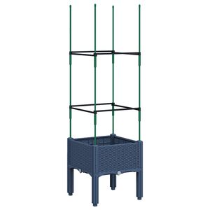 vidaXL k&eacute;ksz&uuml;rke polipropil&eacute;n r&aacute;csos kerti &uuml;ltetől&aacute;da 40 x 40 x 142,5 cm