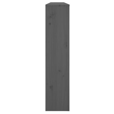 vidaXL szürke tömör fenyőfa radiátorburkolat 169x19x84 cm