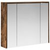 vidaXL F&uuml;rdőszobai t&uuml;k&ouml;rszekr&eacute;ny F&uuml;st&ouml;lt t&ouml;lgy 73,5 x 16 x 62,5 cm