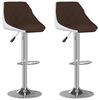 vidaXL 2 db barna &eacute;s feh&eacute;r műbőr b&aacute;rsz&eacute;k