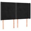 vidaXL fekete b&aacute;rsony fejt&aacute;mla sz&aacute;rnyakkal 147x16x118/128 cm