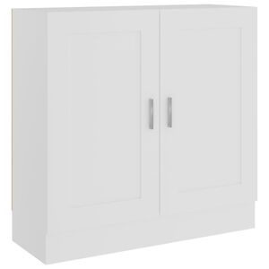 vidaXL feh&eacute;r szerelt fa k&ouml;nyvszekr&eacute;ny 82,5 x 30,5 x 80 cm