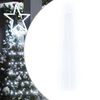 vidaXL hideg feh&eacute;r 320 LED-es kar&aacute;csonyfaf&uuml;z&eacute;r 375 cm