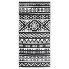 vidaXL k&uuml;lt&eacute;ri szőnyeg ARAKIL fekete 80x150 cm PP