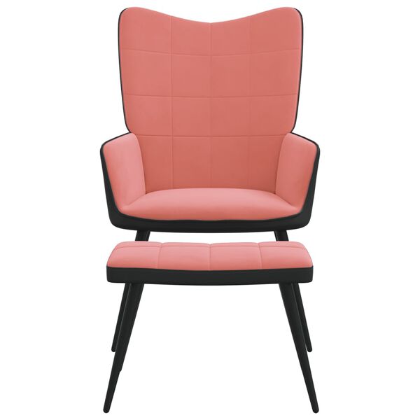 vidaXL r&oacute;zsasz&iacute;n b&aacute;rsony &eacute;s PVC pihenősz&eacute;k l&aacute;btart&oacute;val