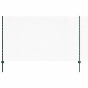 vidaXL Hatsz&ouml;gletű ker&iacute;t&eacute;s oszlopokkal 10 x 1,4 m PVC-bevonatos ac&eacute;l