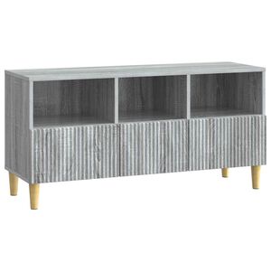 vidaXL TV szekr&eacute;ny fi&oacute;kkal Sz&uuml;rke Sonoma 102 x 34,5 x 50 cm Szerelt Fa