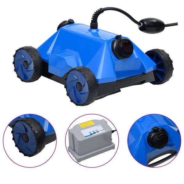 vidaXL Medence Tiszt&iacute;t&oacute;k K&eacute;k 48 x 46 x 31.5 cm Műanyag