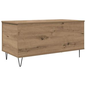 vidaXL Doh&aacute;nyz&oacute;asztal k&eacute;zműves t&ouml;lgy 90 x 44.5 x 45 cm Szerelt fa
