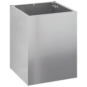 vidaXL Kerti cser&eacute;p Horganyzott ac&eacute;l 32 x 32 x 40 cm Horganyzott ac&eacute;l