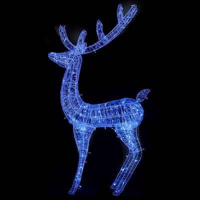 vidaXL 2 db kék XXL akril karácsonyi rénszarvas 250 LED 180 cm