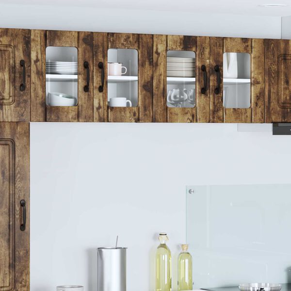 vidaXL Konyhaszekrény 2 pcs Füstölt tölgy 60 x 31 x 40 cm Faanyag