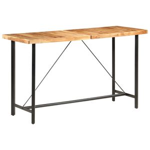 vidaXL t&ouml;m&ouml;r ak&aacute;cfa b&aacute;rasztal 180 x 70 x 107 cm