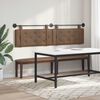 vidaXL Fali Fejt&aacute;mla Falra szerelhető Cappuccino 210 x 55 x 5 cm Műbőr