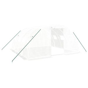 vidaXL &uuml;vegh&aacute;z ac&eacute;lv&aacute;zzal, feh&eacute;r, 16 m&sup2;, 4 x 4 x 2 m