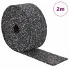 vidaXL Gumi granulate tekercs Fekete 200 x 5 x 0,6 cm Gumi