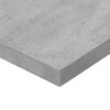 vidaXL 4 db betonszürke szerelt fa könyvespolc lap 80 x 20 x 1,5 cm