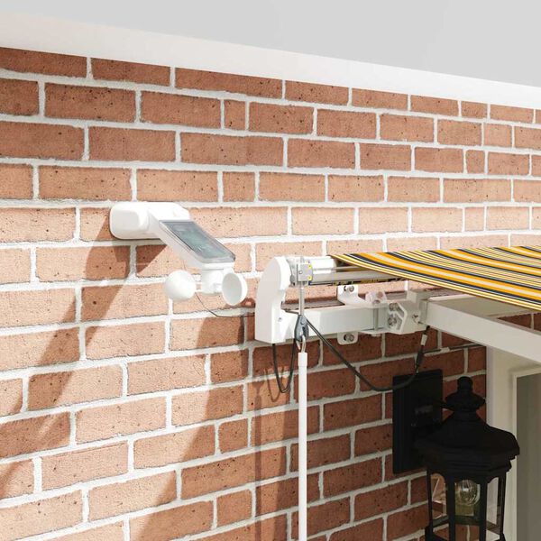 vidaXL Beh&uacute;zhat&oacute; napellenző Soksz&iacute;nű 500 &times; 350 cm Poli&eacute;szter &eacute;s f&eacute;m