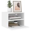 vidaXL 2 db feh&eacute;r szerelt fa fali TV-szekr&eacute;ny 40 x 30 x 30 cm
