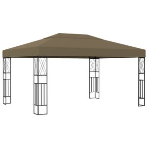 vidaXL t&oacute;psz&iacute;nű sz&ouml;vetpavilon 3 x 4 m