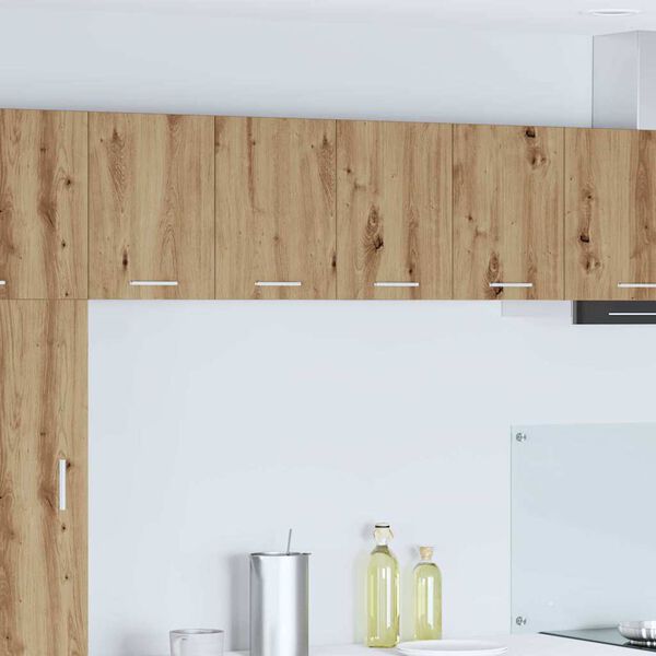 vidaXL F&uuml;ggő szekr&eacute;ny 2 pcs Artisan t&ouml;lgy &eacute;s feh&eacute;r 60 x 31 x 40 cm