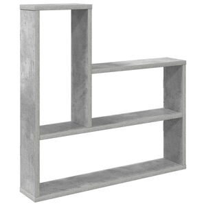 vidaXL Falpolc Betonsz&uuml;rke 60 x 11 x 60 cm Szerelt Fa