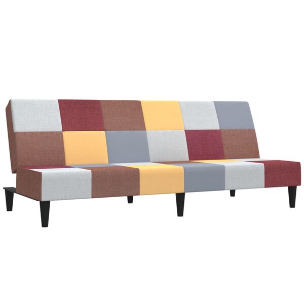 vidaXL k&eacute;tszem&eacute;lyes sz&ouml;vet kanap&eacute;&aacute;gy