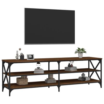 vidaXL barna tölgy színű szerelt fa TV-szekrény 160 x 40 x 50 cm