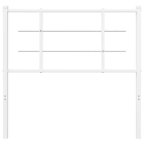 vidaXL feh&eacute;r f&eacute;m fejt&aacute;mla 100 cm