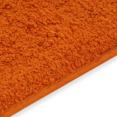 vidaXL 2 darabos narancssárga szövet fürdőszobaszőnyeg-garnitúra