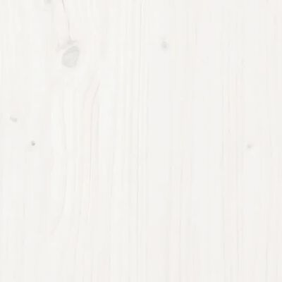vidaXL fehér tömör fenyőfa fali fejtámla 204x3x60 cm