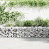 vidaXL horganyzott acél gabion fal 450 x 30 x 50 cm