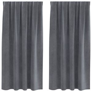 vidaXL F&uuml;gg&ouml;ny&ouml;k 2 db Vil&aacute;gossz&uuml;rke 140 x 175 cm B&aacute;rsony