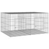 vidaXL 2 paneles horganyzott vas ny&uacute;lketrec 110 x 79 x 54 cm