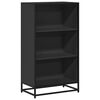 vidaXL fekete forg&aacute;cslap k&ouml;nyvszekr&eacute;ny 60x35x107,5 cm