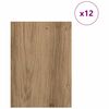 vidaXL Dekor Panelek 12 pcs kézműves tölgy 21 x 30 x 0.3 cm Faanyag