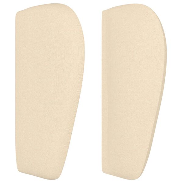 vidaXL kr&eacute;msz&iacute;nű sz&ouml;vet fejt&aacute;mla sz&aacute;rnyakkal 83x23x78/88 cm