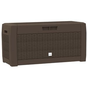 vidaXL barna polipropil&eacute;n kerti t&aacute;rol&oacute;l&aacute;da 119 x 48 x 60 cm
