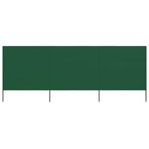 vidaXL z&ouml;ld sz&ouml;vet 3-paneles sz&eacute;lfog&oacute; 400 x 160 cm