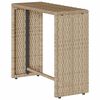 vidaXL 5 részes polyrattan kerti kanapé garnitúra párnákkal stackable