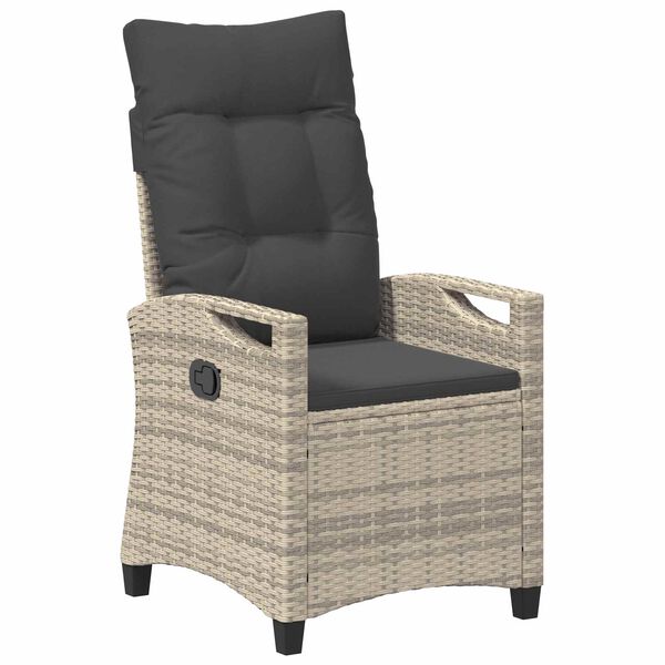 vidaXL Fekvő Kerti Sz&eacute;k Vil&aacute;gossz&uuml;rke &eacute;s S&ouml;t&eacute;tsz&uuml;rke 56 x 60 x 112 cm